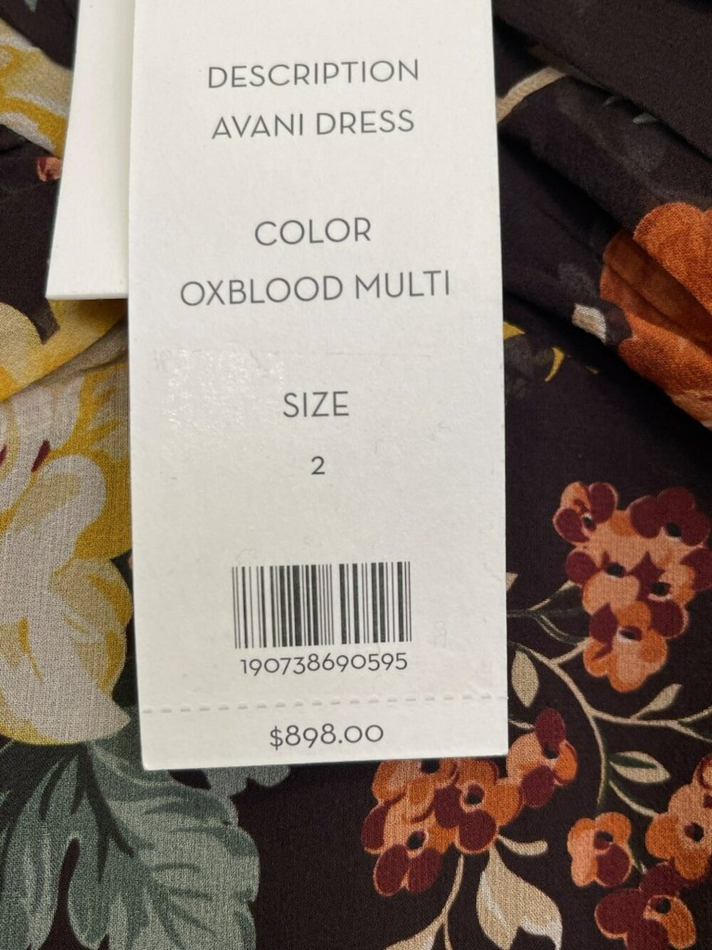 Veronica Beard $898 Silk Maxi Dress Avani Floral Chiffon Puff Sleeve Sz 2 NWT - Picture 5 of 11